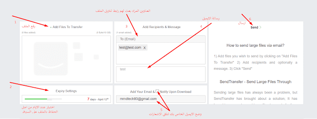 Sendtransfer_1 موقع مفيد لمشاركة الملفات الكبيرة على الانترنت