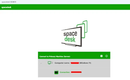 Spacedesk_5 توسيع سطح المكتب بتوصيل شاشة عرض جديدة عبر الشبكة