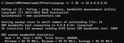 Psping_3 اداة مفيدة لتجريب البينج ping مع بورت معين